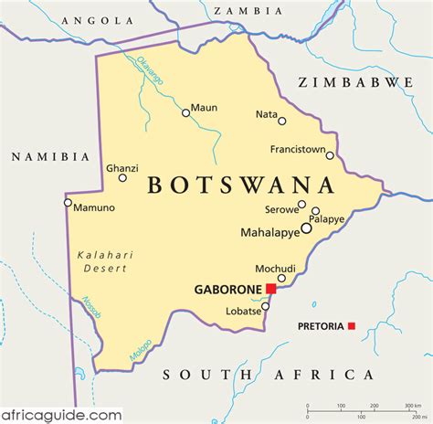 botswana capital city|botswana map africa.